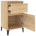 Tables de chevet 2 pcs chêne sonoma 40x35x70 cm
