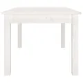Table basse Blanc 80x50x40 cm Bois massif de pin