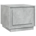 Table basse gris béton 51x50x44 cm bois d'ingénierie