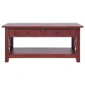 Table basse Marron 100x55x46 cm Bois d'acajou massif