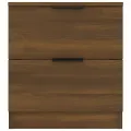 Table de chevet Chêne marron Bois d'ingénierie