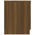 Table de chevet Chêne marron Bois d'ingénierie
