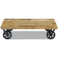 Table basse en bois de manguier 120 x 60 x 30 cm