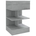 Tables de chevet 2 pcs Sonoma gris 40x35x65cm Bois d'ingénierie