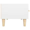 Meuble TV Blanc brillant 150x34,5x30 cm Bois d'ingénierie