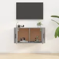 Meuble TV mural Sonoma gris 80x34,5x40 cm