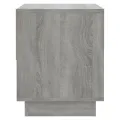 Tables de chevet 2 pcs Sonoma gris 45x34x44 cm Aggloméré