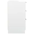 Tables de chevet 2 pcs Blanc 40x36x65 cm