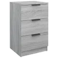 Tables de chevet 2 pcs Sonoma gris 40x36x65 cm