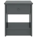 Table de chevet Gris foncé 35x30x40 cm Bois de pin massif