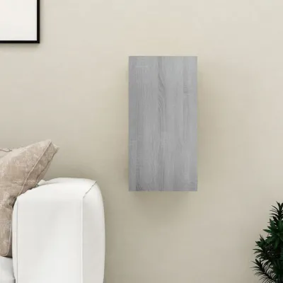 Meuble TV Sonoma gris 30,5x30x60 cm Bois d'ingénierie