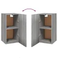 Meuble TV Sonoma gris 30,5x30x60 cm Bois d'ingénierie