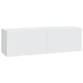 Ensemble de meubles TV 7 pcs Blanc Bois d'ingénierie