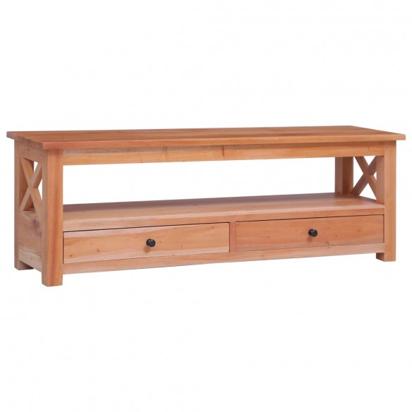 Meuble TV 120 x 30 x 40 cm Bois d'acajou massif