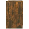 Table de chevet Chêne fumé 40x40x63 cm Bois d'ingénierie