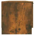 Meuble TV Chêne fumé 102x35x36,5 cm Bois d'ingénierie