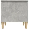 Table basse Gris béton 60x44,5x45 cm Bois d'ingénierie