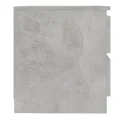 Table de chevet Gris béton 50x39x43,5 cm Aggloméré