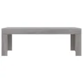 Table basse sonoma gris 102x50x36 cm bois d'ingénierie