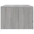 Table basse sonoma gris 102x50x36 cm bois d'ingénierie