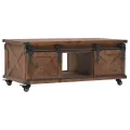 Table basse Bois de sapin massif 91 x 51 x 38 cm Marron