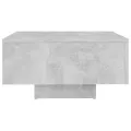 Table basse Gris béton 60x60x31,5 cm Aggloméré