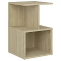 Table de chevet Chêne sonoma 35x35x55 cm Aggloméré