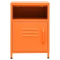 Table de chevet Orange 35x35x51 cm Acier