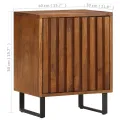 Table de chevet  40x30x50 cm Bois de manguier massif