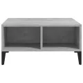 Table basse Gris béton 60x60x30 cm Aggloméré