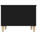 Table basse Noir 60x44,5x45 cm Bois d'ingénierie