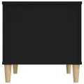 Table basse Noir 60x44,5x45 cm Bois d'ingénierie