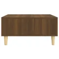 Table basse Chêne marron 60x60x30 cm Aggloméré
