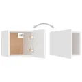 Ensemble de meubles TV 6 pcs Blanc Aggloméré