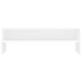 Meuble TV Blanc 120x40x40 cm Bois d'ingénierie