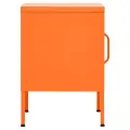 Table de chevet Orange 35x35x51 cm Acier