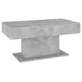 Table basse Gris béton 96x50x45 cm Aggloméré