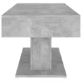 Table basse Gris béton 96x50x45 cm Aggloméré