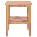 Table basse 40x40x50 cm Carrée Teck solide