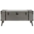 Table basse MDF et aluminium 102 x 51 x 47,5 cm
