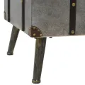 Table basse MDF et aluminium 102 x 51 x 47,5 cm