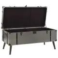 Table basse MDF et aluminium 102 x 51 x 47,5 cm