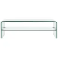 Table basse Clair 98 x 45 x 31 cm Verre trempé