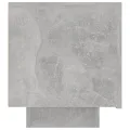 Table de chevet Gris béton 100x35x40 cm Aggloméré