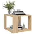 Table basse Chêne sonoma 40x40x30 cm Bois d'ingénierie
