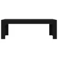 Table basse noir 102x50x36 cm bois d'ingénierie