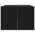 Table basse noir 102x50x36 cm bois d'ingénierie
