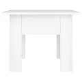 Table basse Blanc 55x55x42 cm Aggloméré