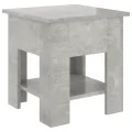Table basse Gris béton 40x40x42 cm Bois d'ingénierie