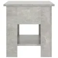 Table basse Gris béton 40x40x42 cm Bois d'ingénierie